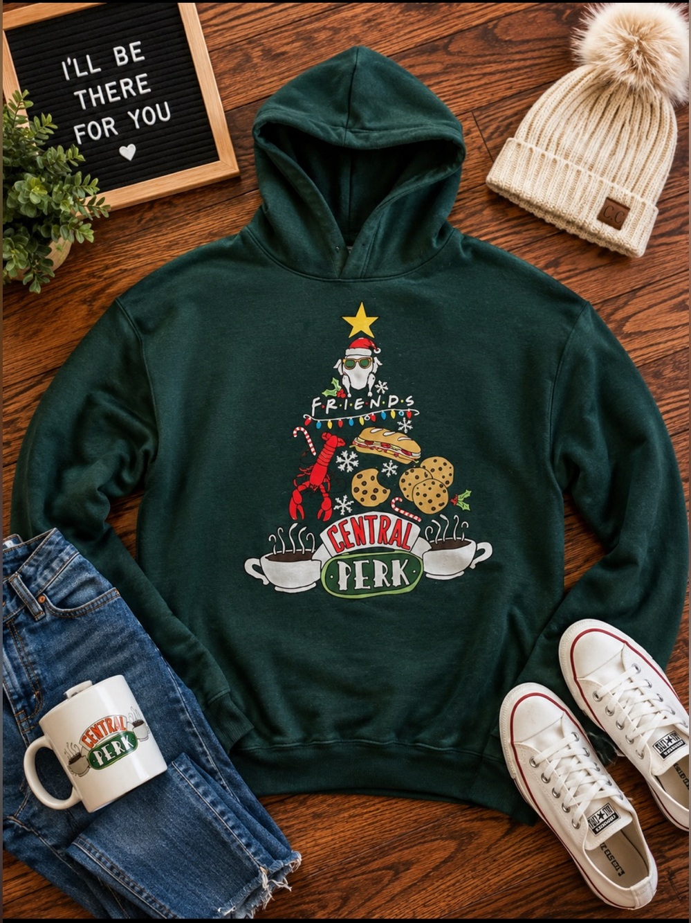 Friends Central Perk Hoodie Sweatshirt